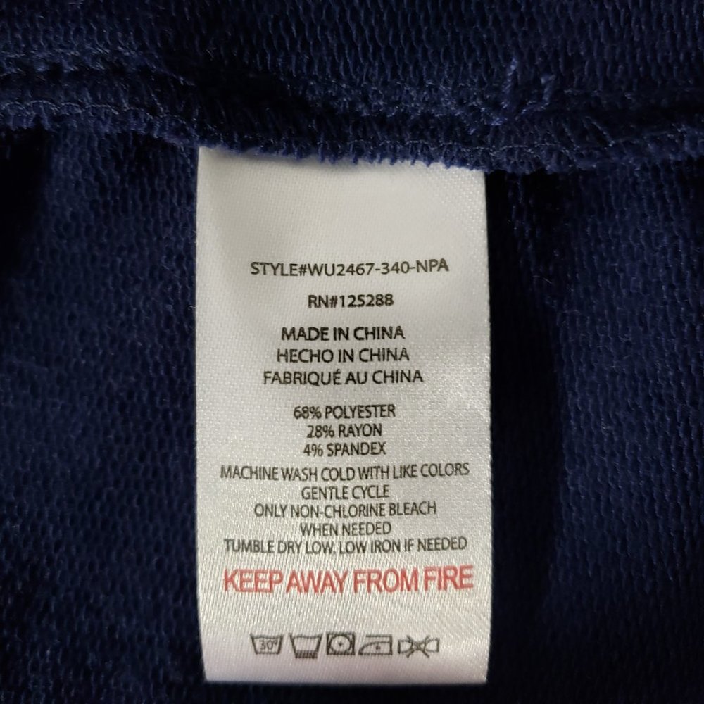 Soft NWT Rae Dunn Navy Beach Hoodie, Small - Picture 6 of 6